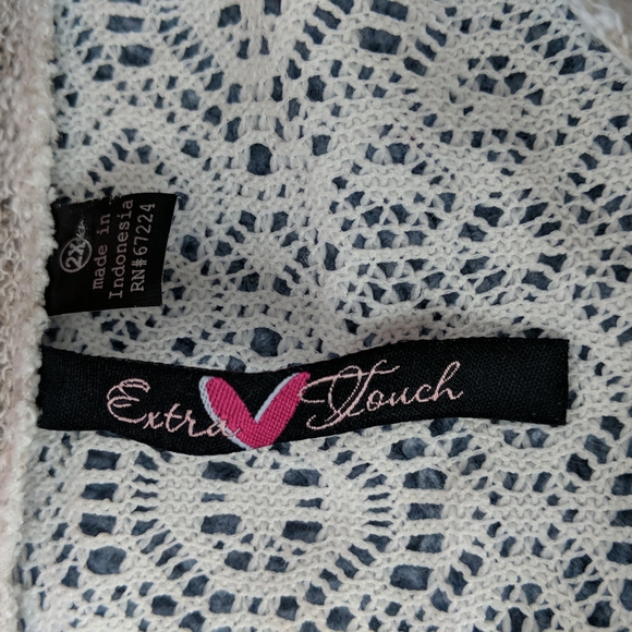 Pretty lace-back light sweater - Picture 4 of 4